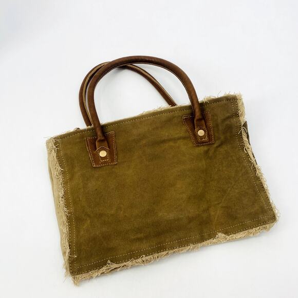 Myra Bag Canvas Rectangle Toe bag - Picture 3 of 5